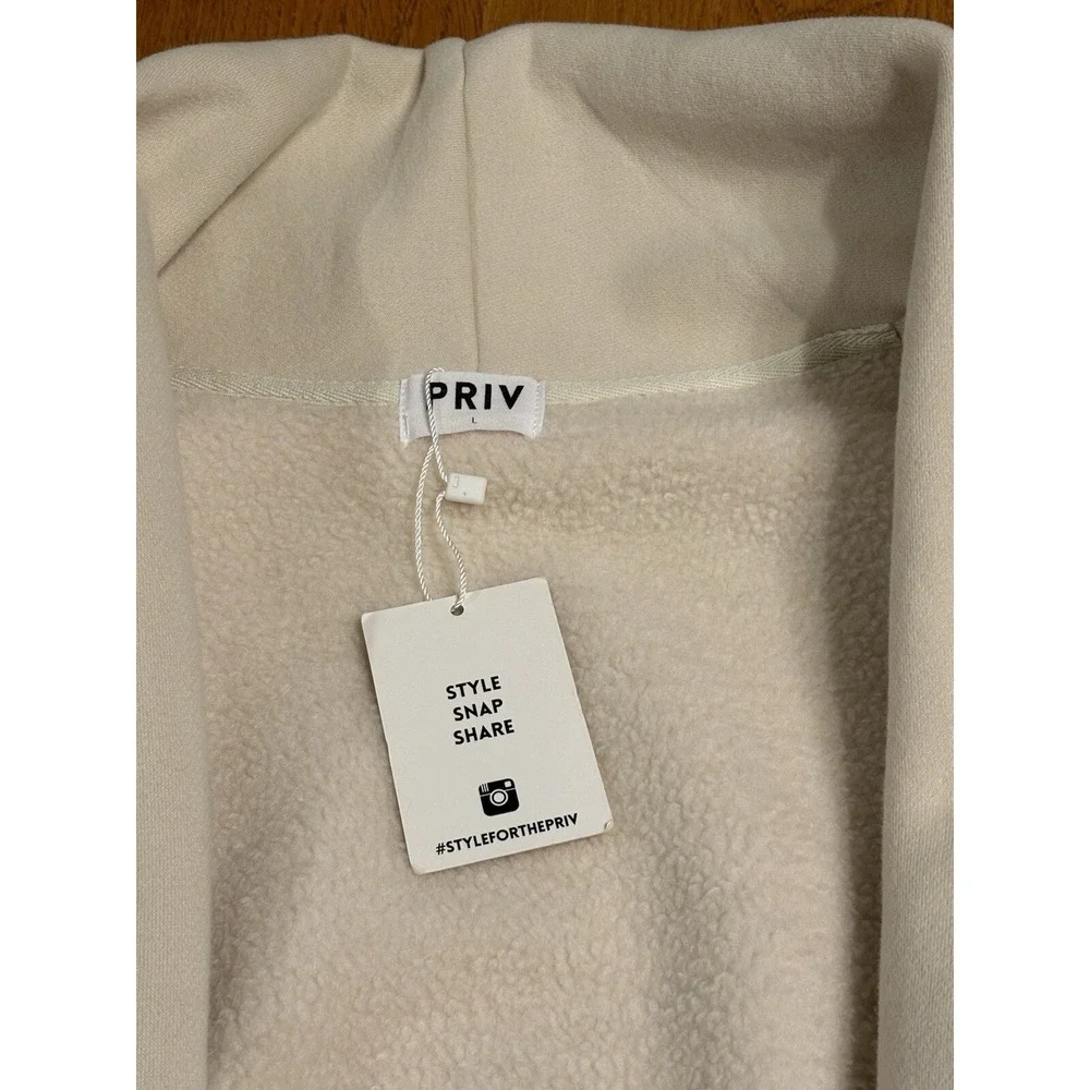 NWT Priv Coco Coatigan Cream Women's‎ Size Large